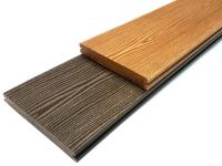 Палубная доска из ДПК шовная 150x18х4000 мм полнотелая holzhof