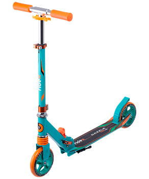 БЕЗ УПАКОВКИ Самокат 2-колесный Razzle 145 мм, зеленый/оранжевый БЕЗ УПАКОВКИ Самокат 2-колесный Razzle 145 мм, зеленый/оранжевый