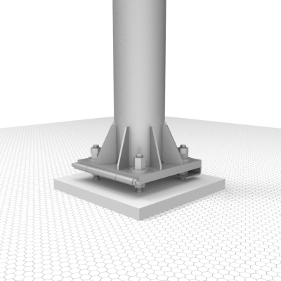 Мачта стальная свободностоящая 13м облегченная