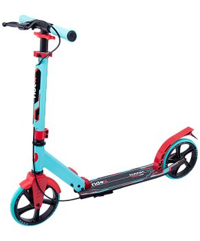 УЦЕНКА Самокат 2-колесный Rank 200 мм, ручной тормоз, мятный/красный УЦЕНКА Самокат 2-колесный Rank 200 мм, ручной тормоз, мятный/красный