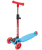БЕЗ УПАКОВКИ Самокат 3-колесный Loop, 120/70 мм, голубой/красный