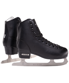 БЕЗ УПАКОВКИ Коньки фигурные Todes Black синтетическая кожа БЕЗ УПАКОВКИ Коньки фигурные Todes Black синтетическая кожа